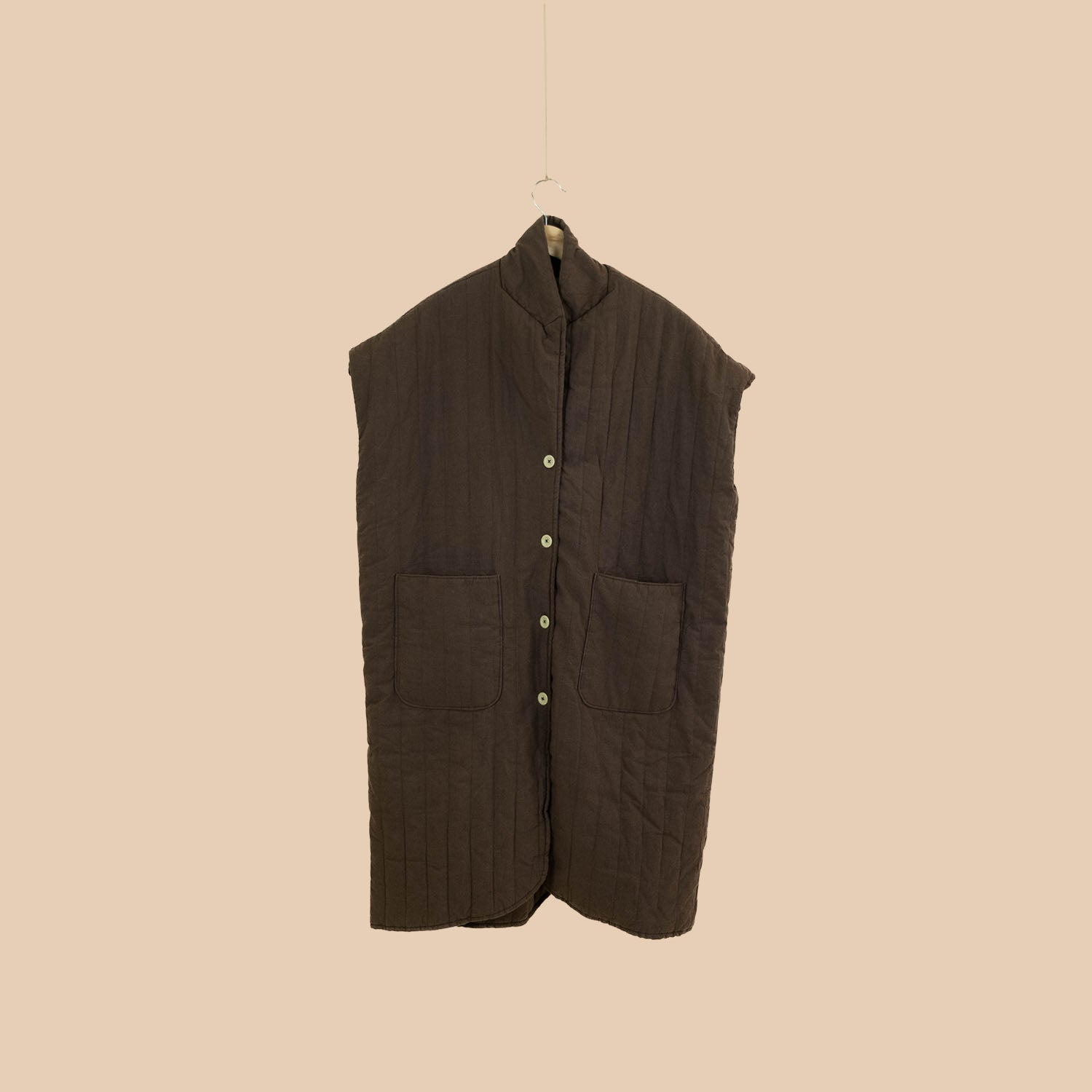 Le Gilet Long Matelassé GARIS