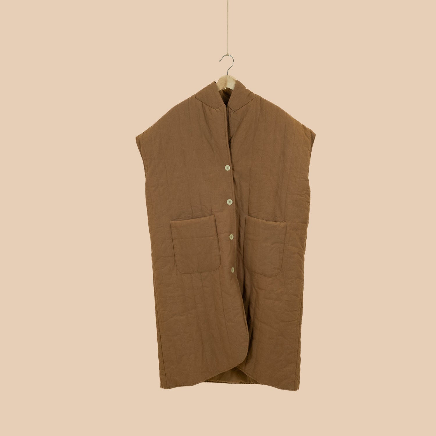 Le Gilet Long Matelassé GARIS